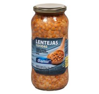 LENTEJAS NAT.580 ML.BOTE