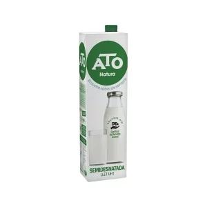 LECHE SEMIDESNATADA BRICK 1 l.