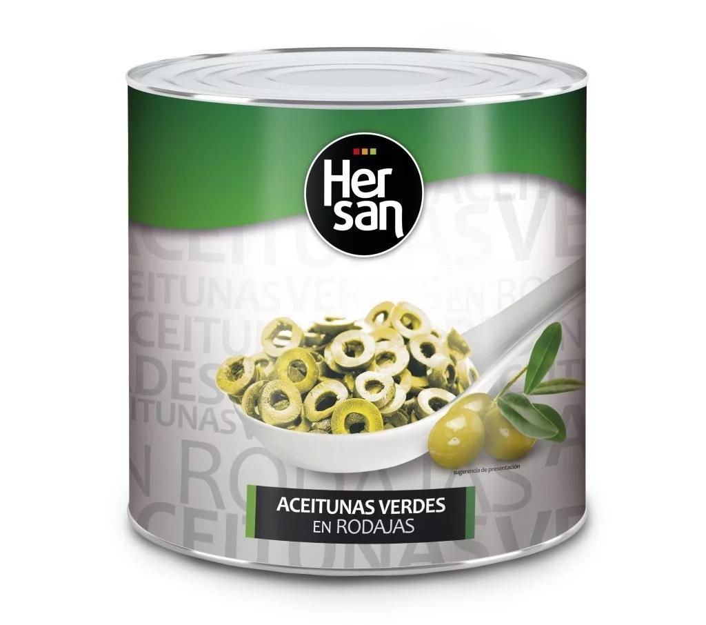OLIVES LAMINADES VERDES 1,5 Kg