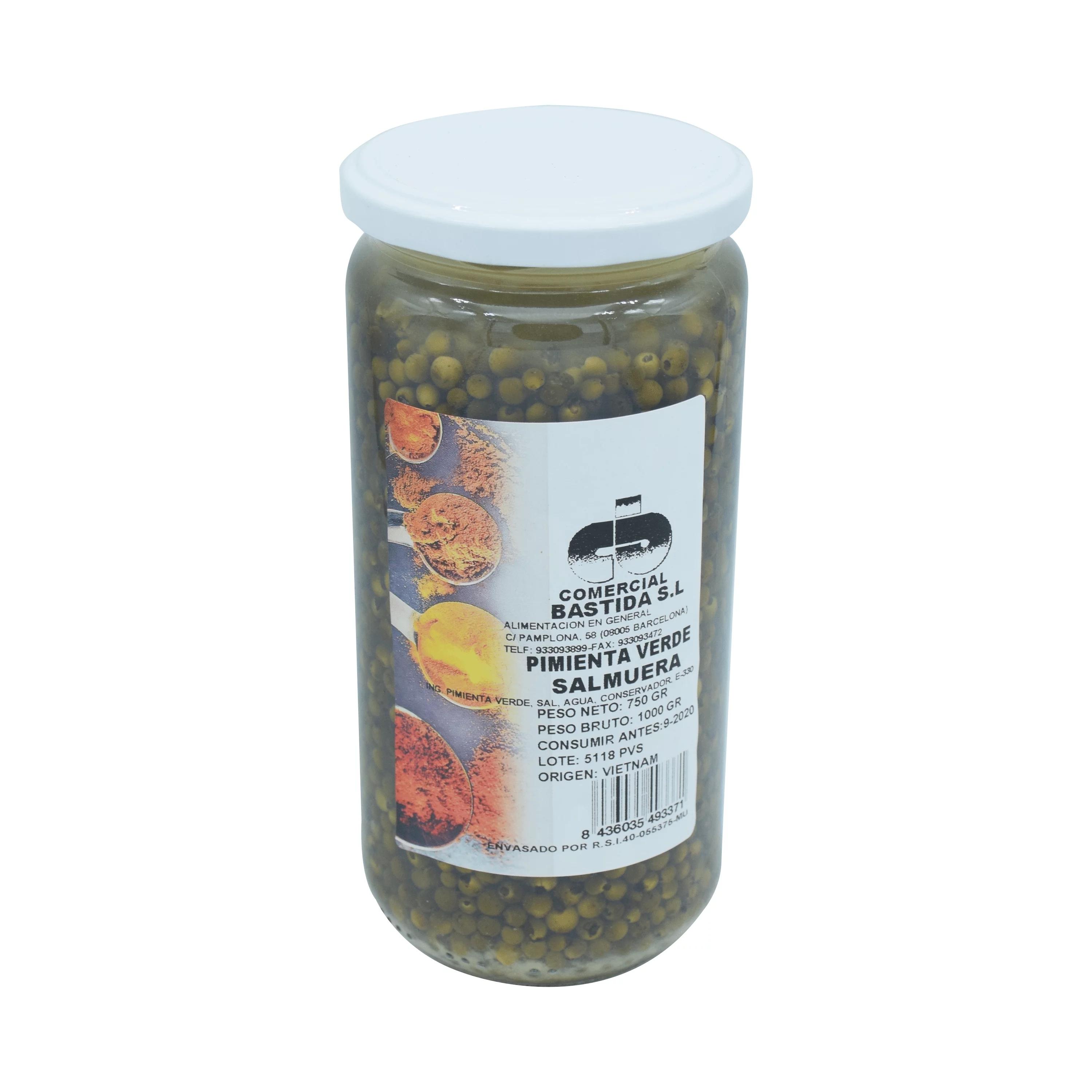 PIMIENTA VERDE SALMUERA 450 gr.