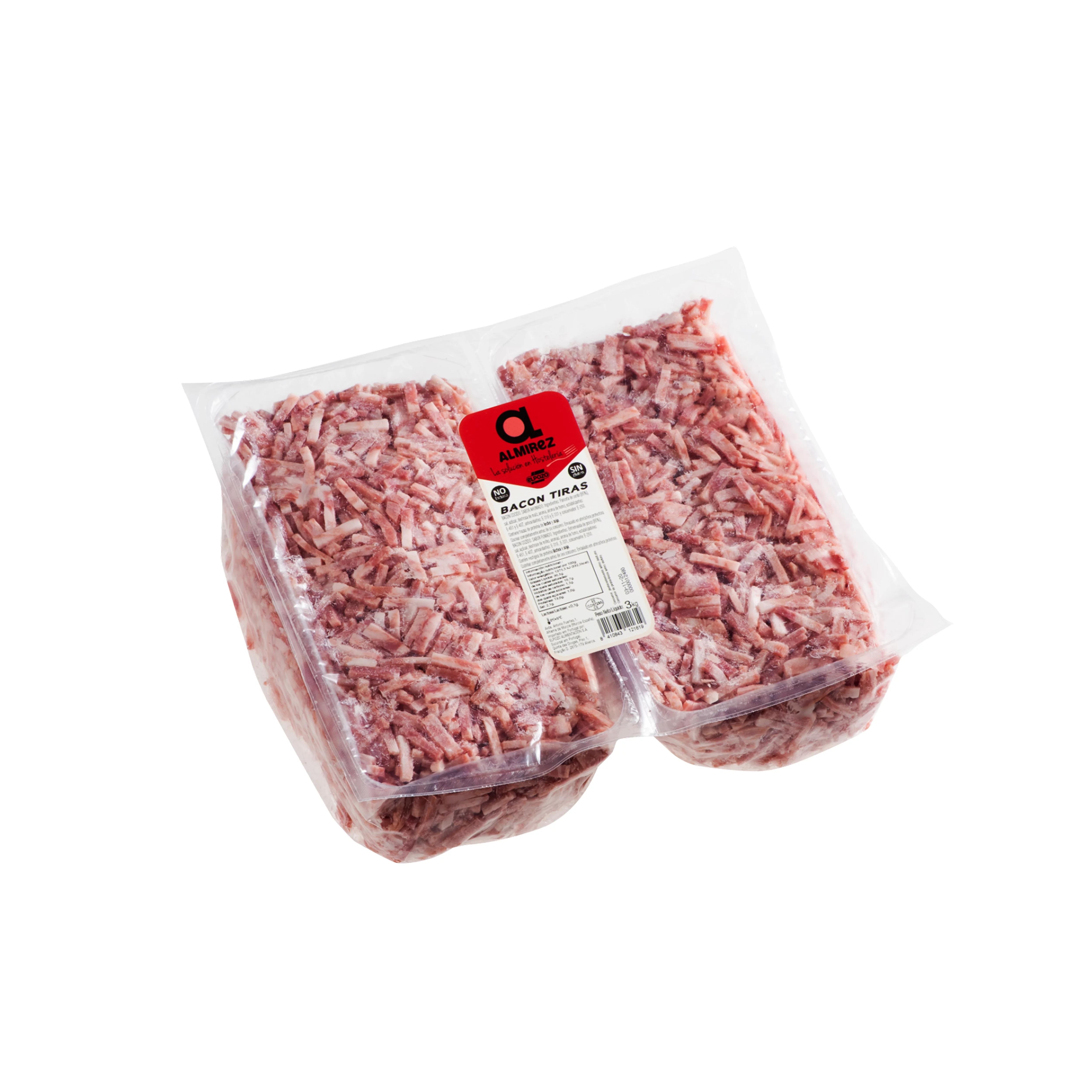 BACON TIRAS (26x5x3mm.)3 Kg.