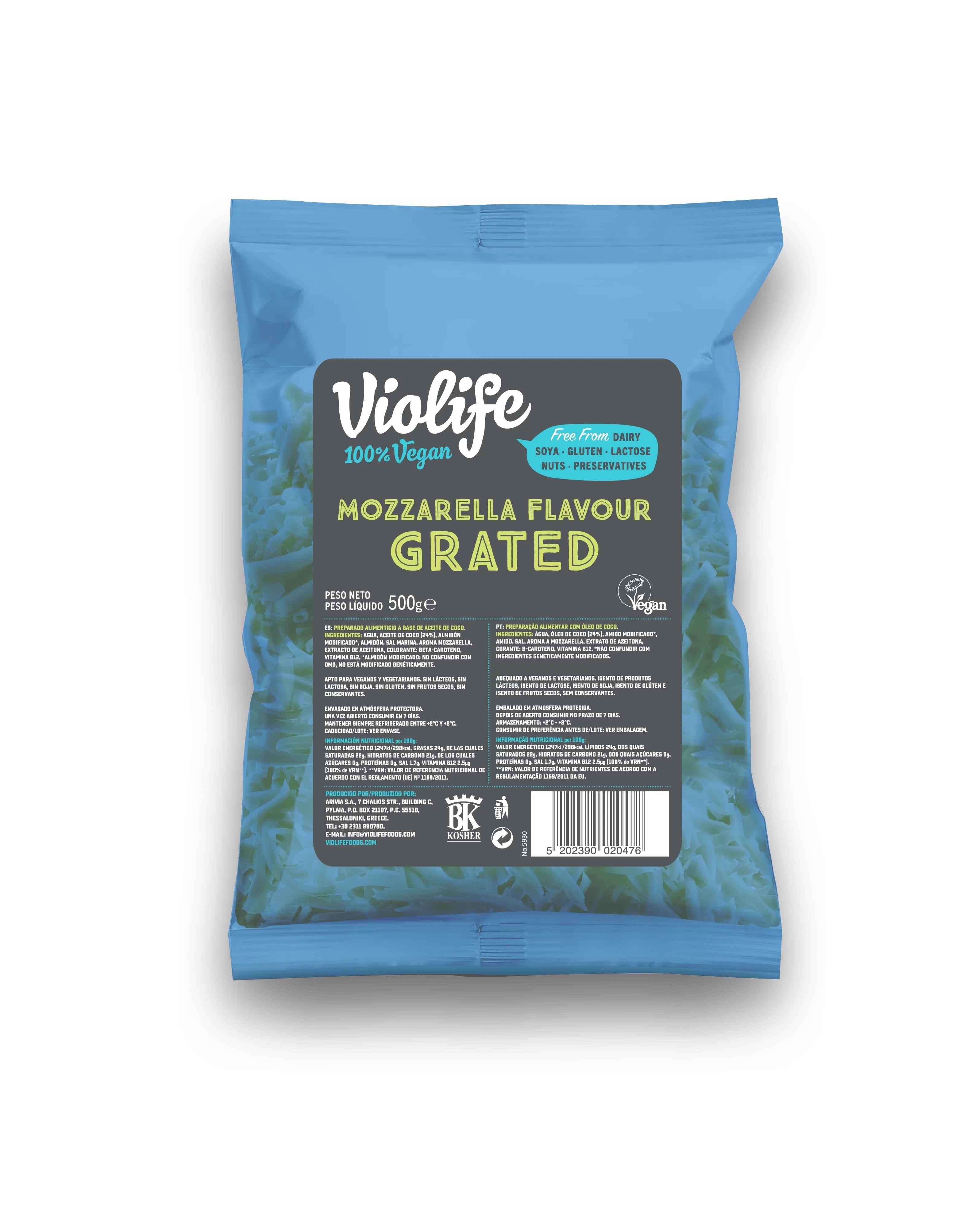 VIOLIFE RALLADO TIPO MOZARELLA 500G