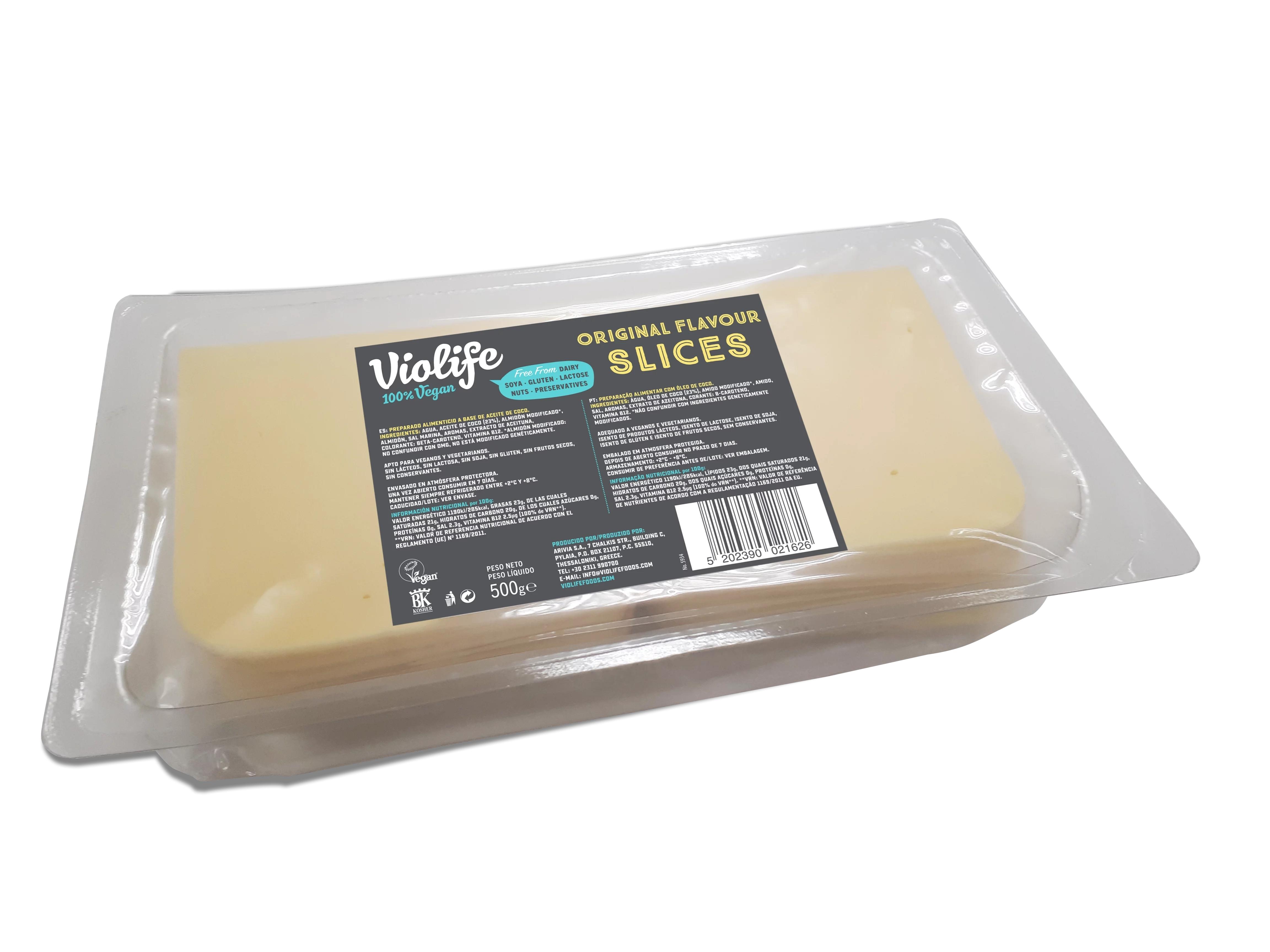 VIOLIFE LONCHAS TIPO GOUDA 500GX8un.