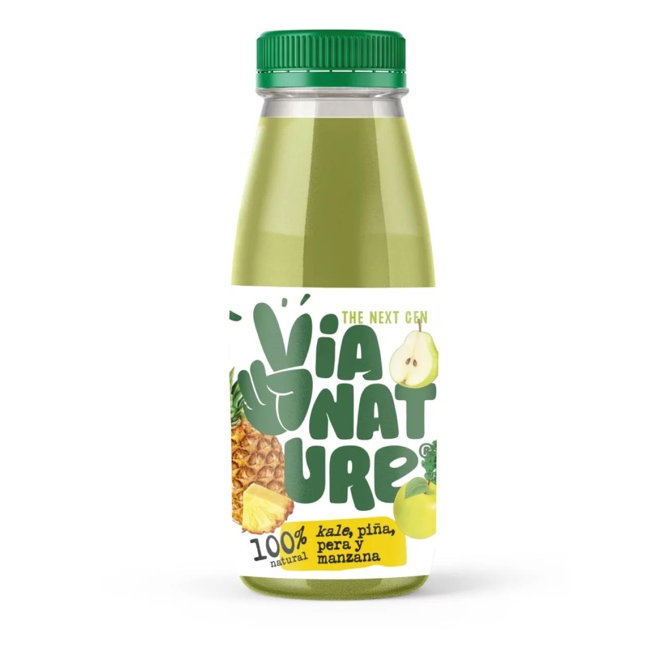 ZUMO KALE, PIÑA, PERA Y MANZANA (DETOX) 250MLX8U.