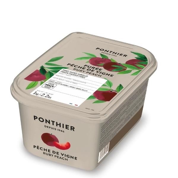 PURE MELOCOTON VINYA 100% PONTHIER 1 Kg. CONGELADO