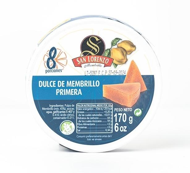 DULCE DE MEMBRILLO 170G (8 PORCIONES)