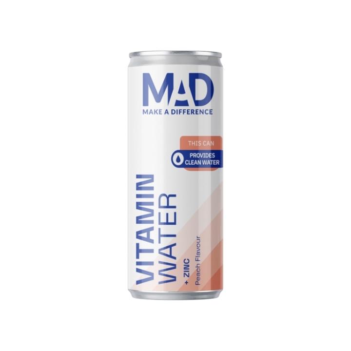 MAD AGUA VITAMINADA ZINC-MELOCOTON 24X33 CL.